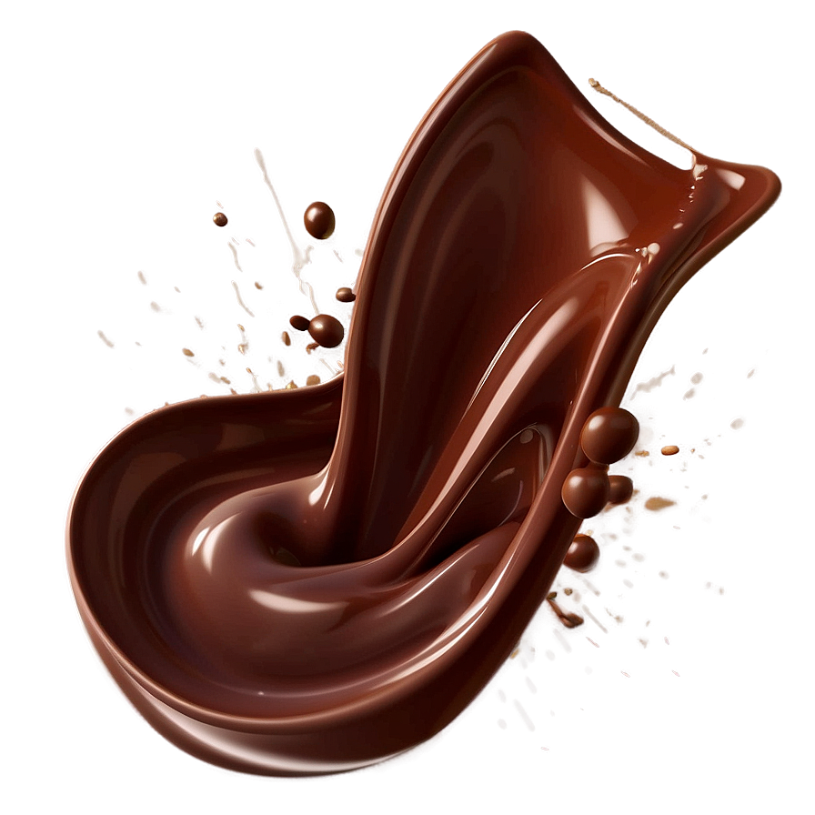 Chocolate Splash Design Png 43