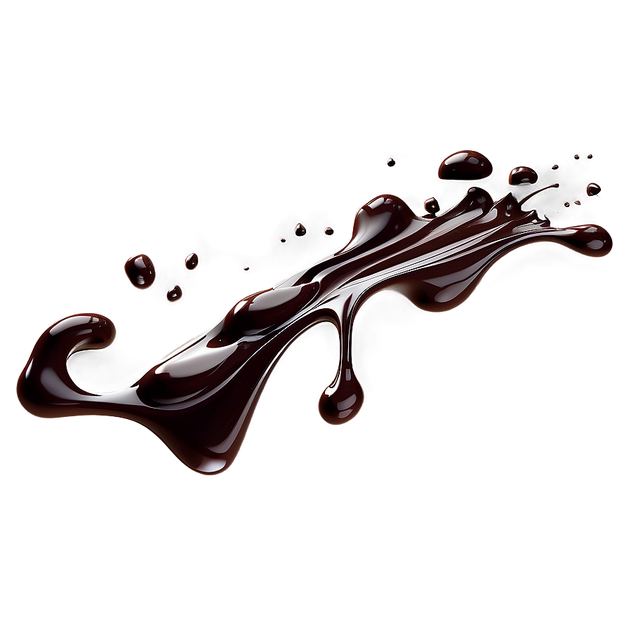 Chocolate Splash Droplets Png Atb49