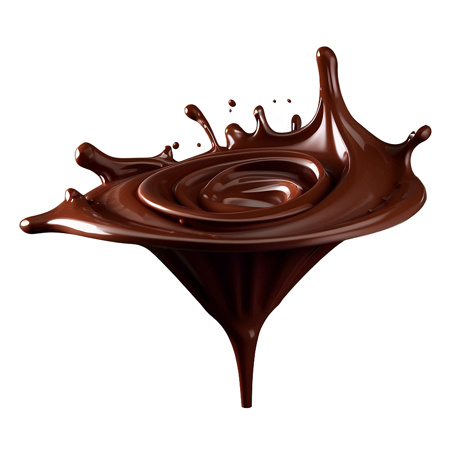 Chocolate Splash Isolated Png Puc