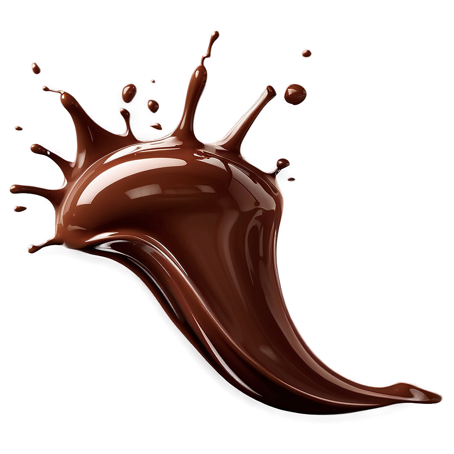 Chocolate Splash Spray Png 10