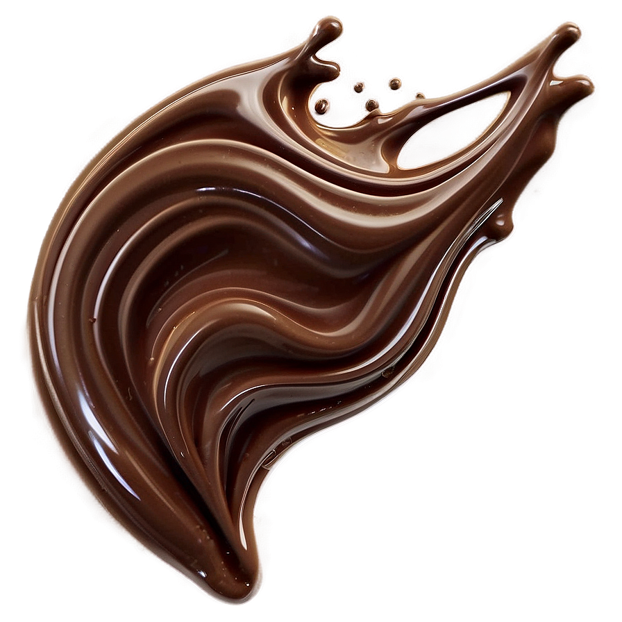 Chocolate Splash Swirl Png Acg36