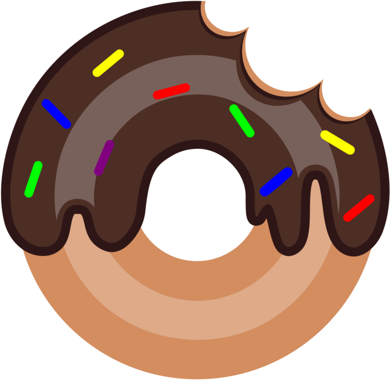 Chocolate Sprinkled Doughnut Illustration.png