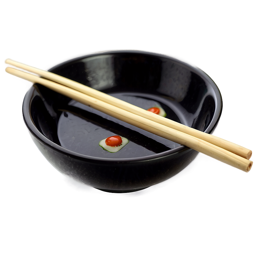 Chopstick With Dipping Bowl Png 06212024