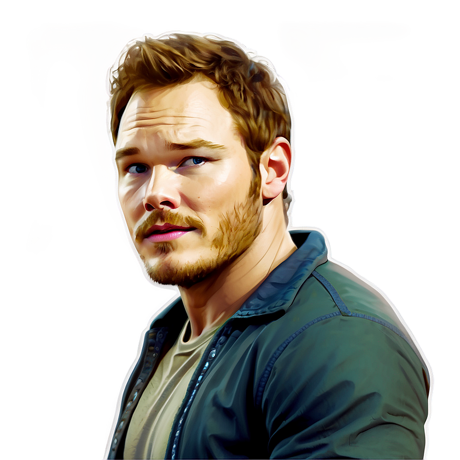 Chris Pratt Portrait Png 36