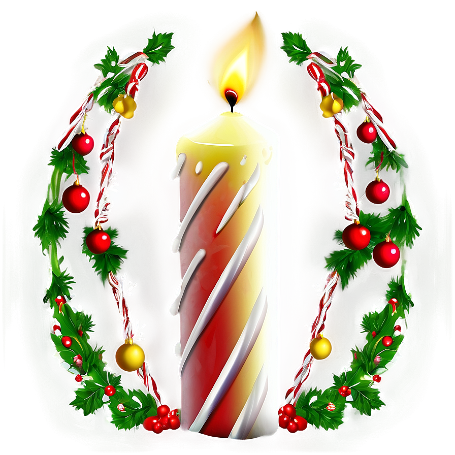 Christmas Candle Png Hfu