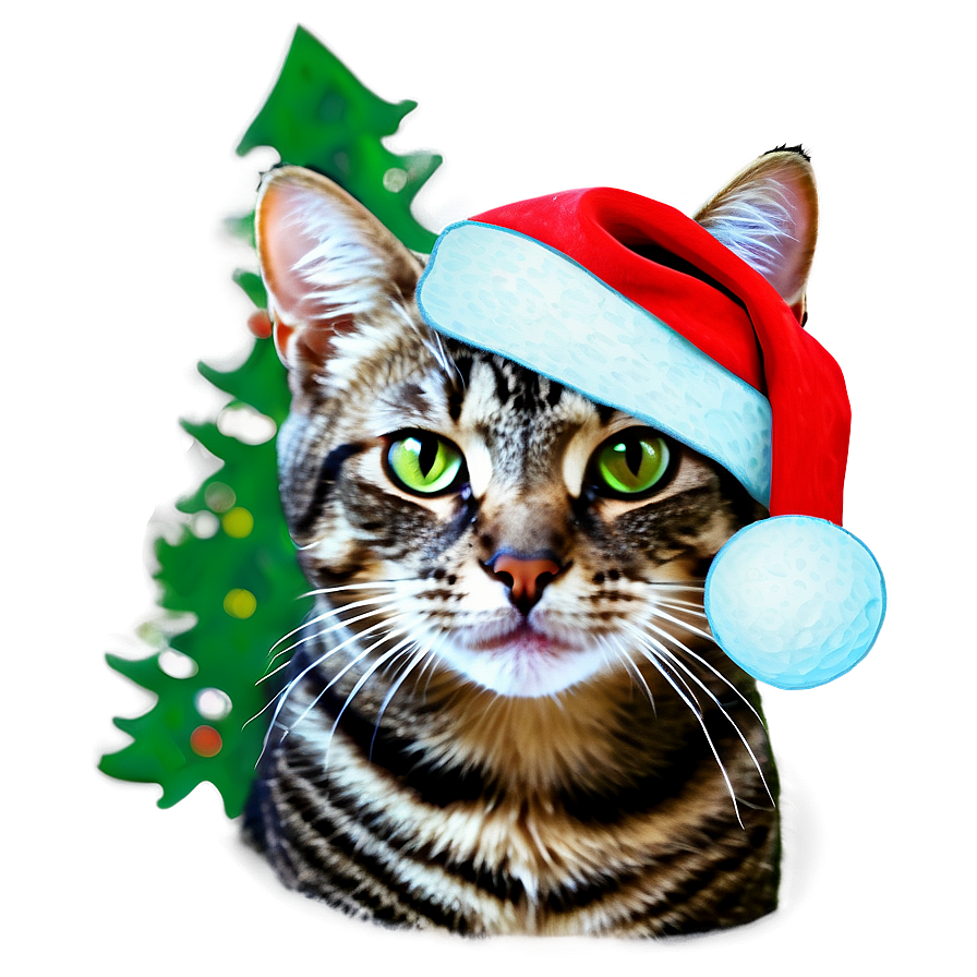 Christmas Cat Filter Png Xdy31