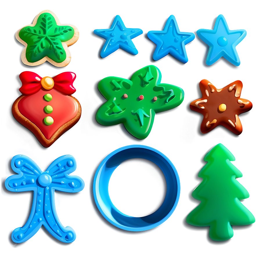 Christmas Cookie Cutter Shapes Png 1