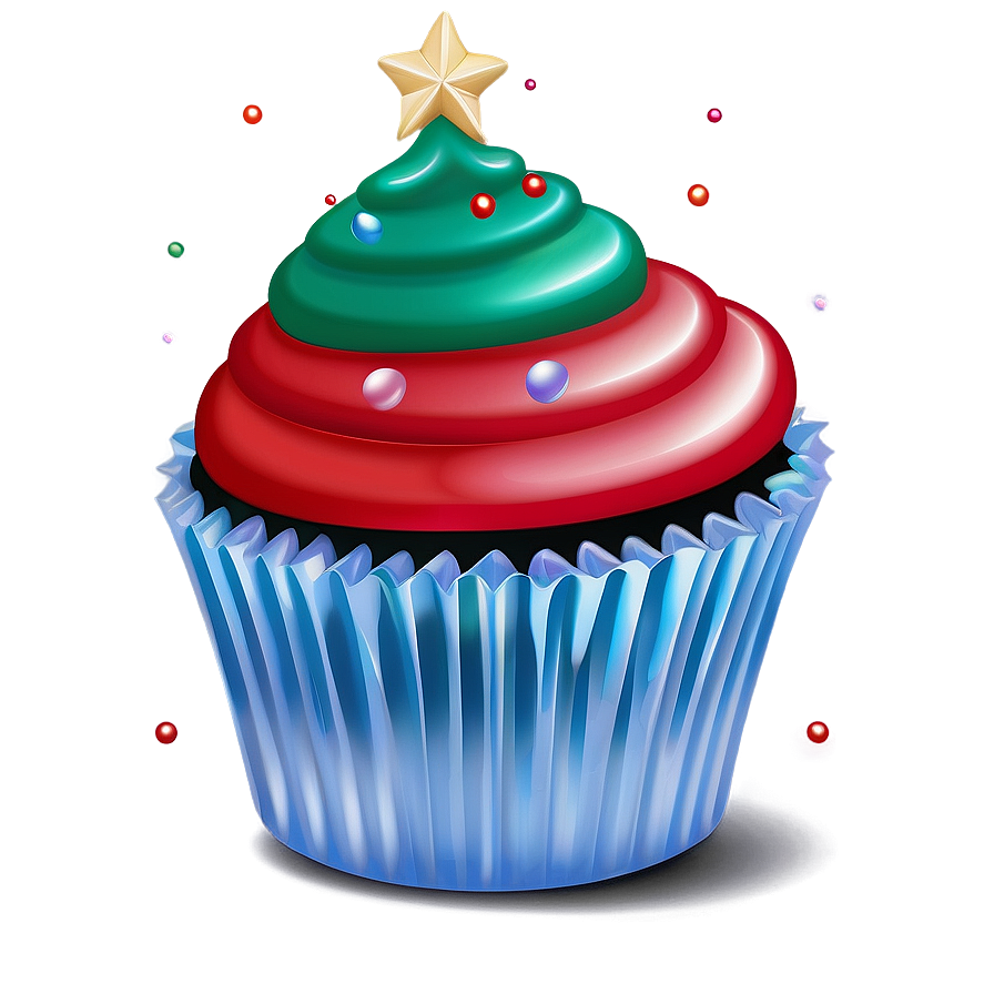 Christmas Cupcake Png Xca