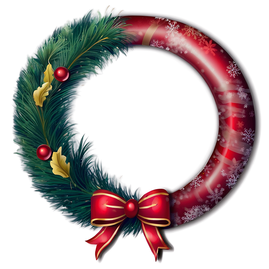 Christmas Cute Frame Png Eco35