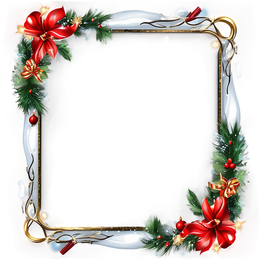 Christmas Decoration Frame Png 05252024
