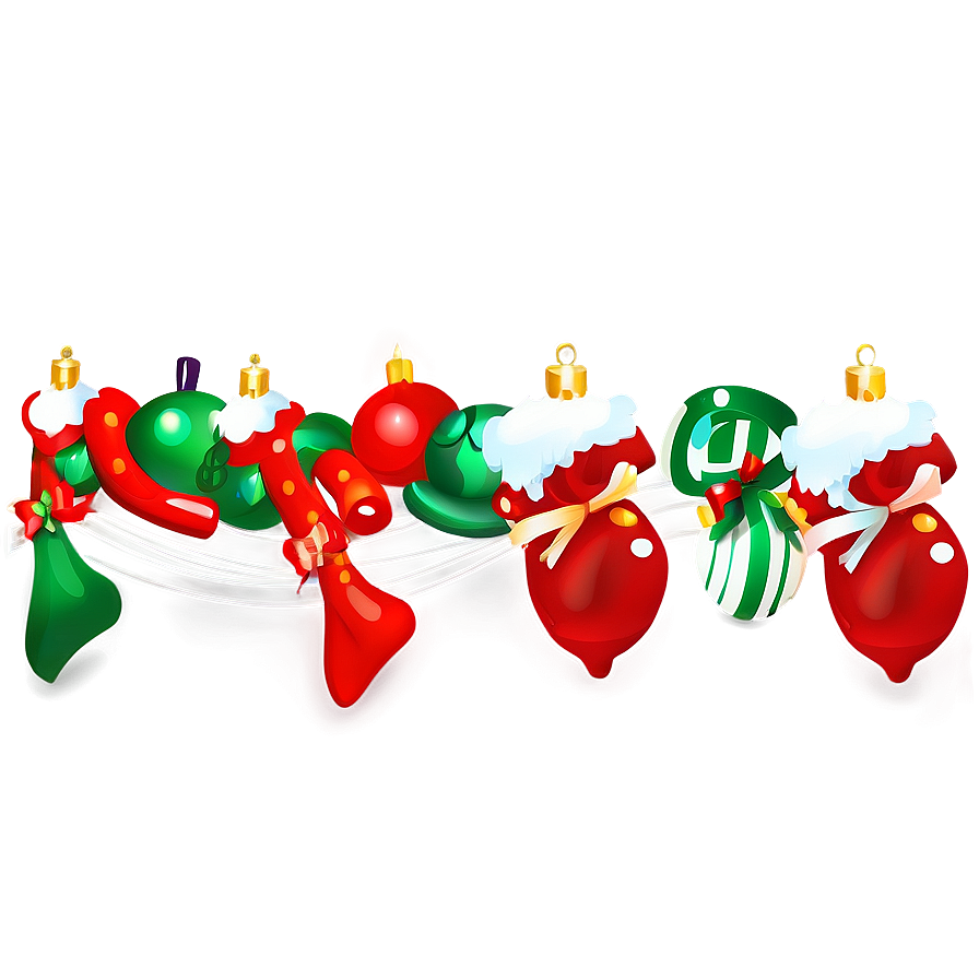 Christmas Decorative Line Png 05252024