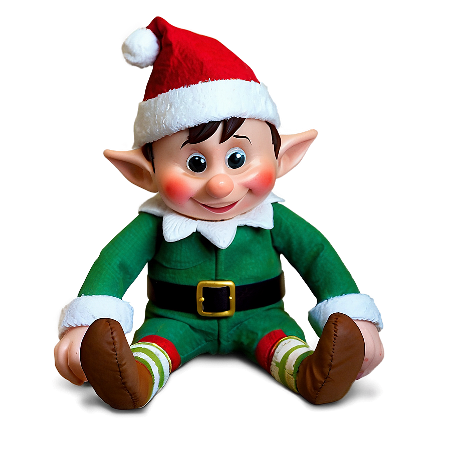 Christmas Elf Making Toys Png Afu