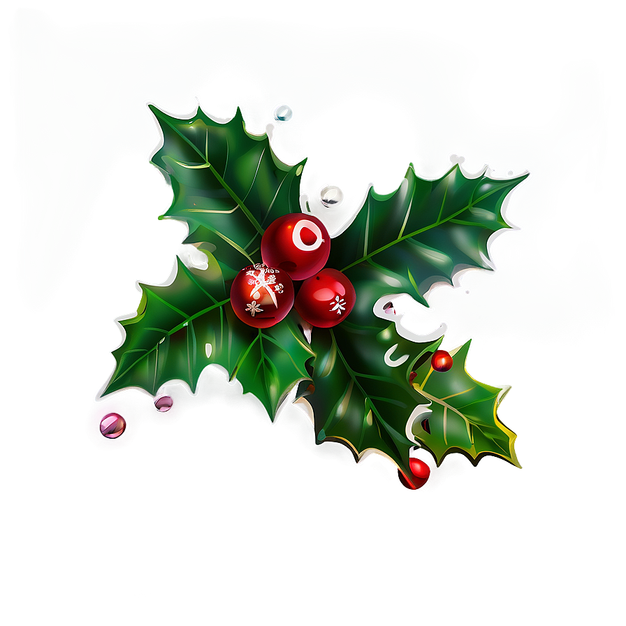 Christmas Eve Holly And Berries Png 38