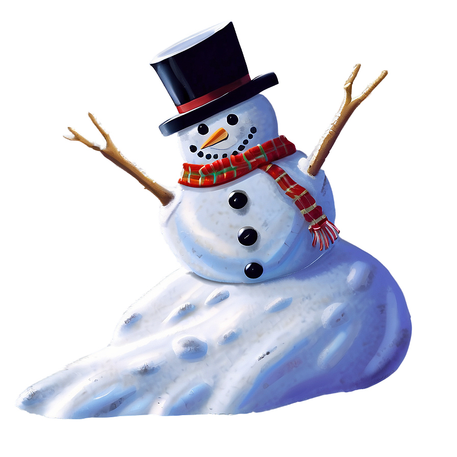 Christmas Eve Snowman Building Png Wqw