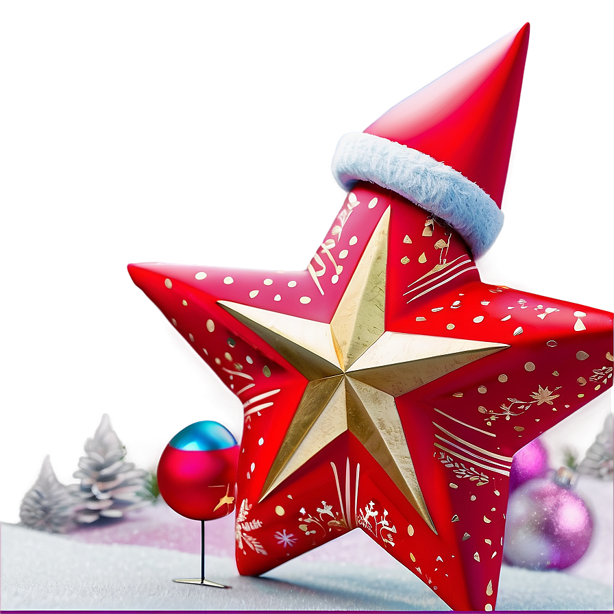 Christmas Eve Star Topper Png 06252024