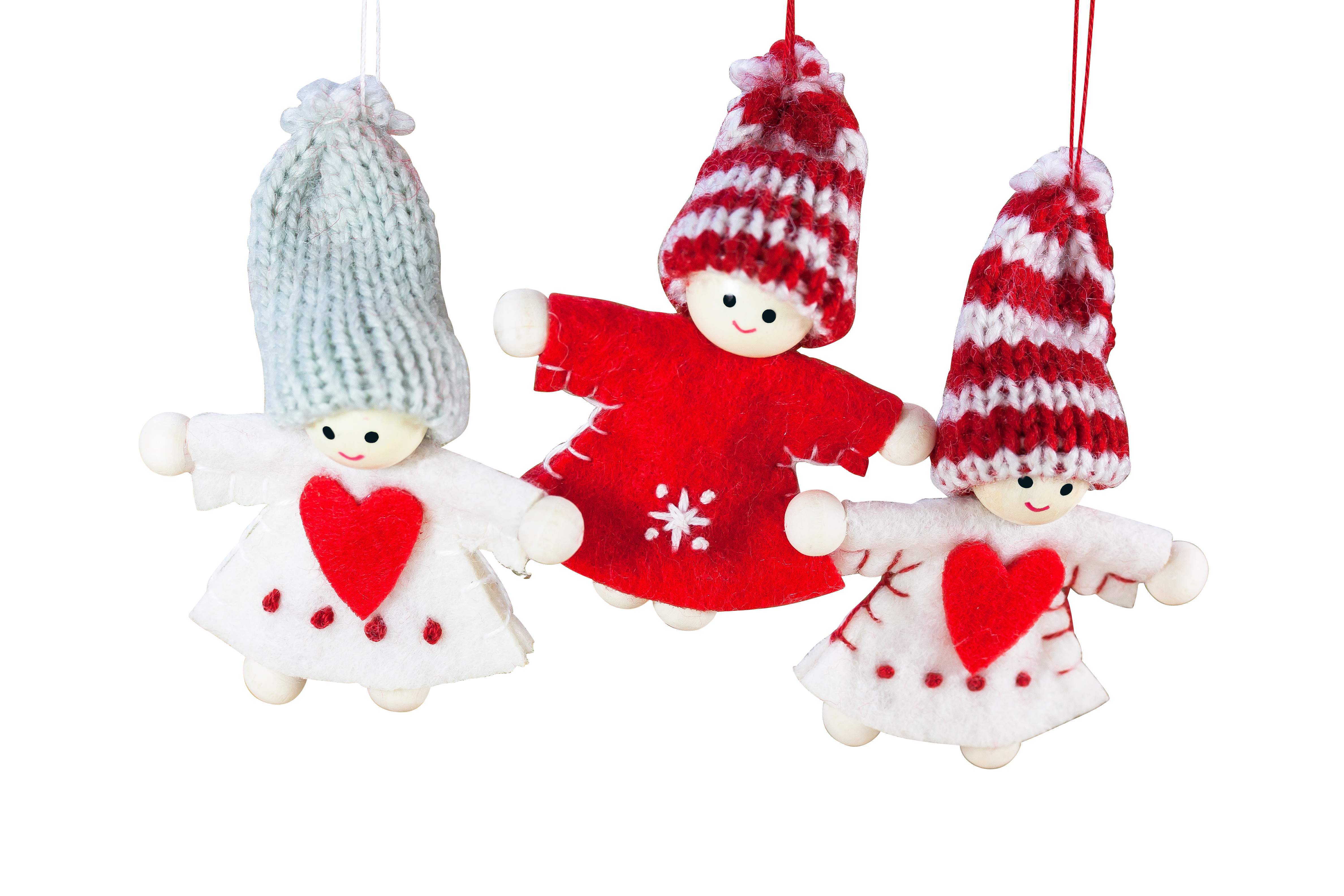 Christmas Felt Ornaments Hanging