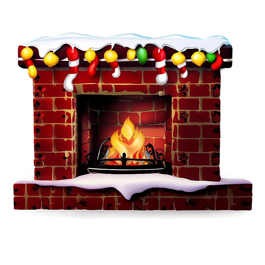 Christmas Fireplace B