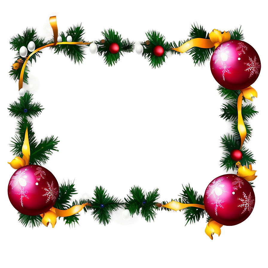 Christmas Frame Png 82