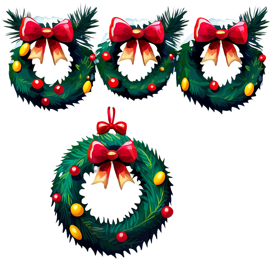 Christmas Garland Ornaments Png Ota