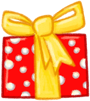 Christmas Gift Boxwith Yellow Ribbon