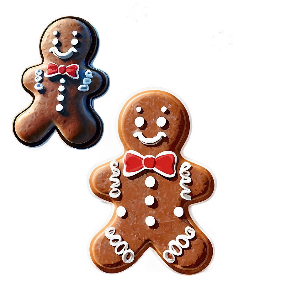 Christmas Gingerbread Silhouette Png Wgl