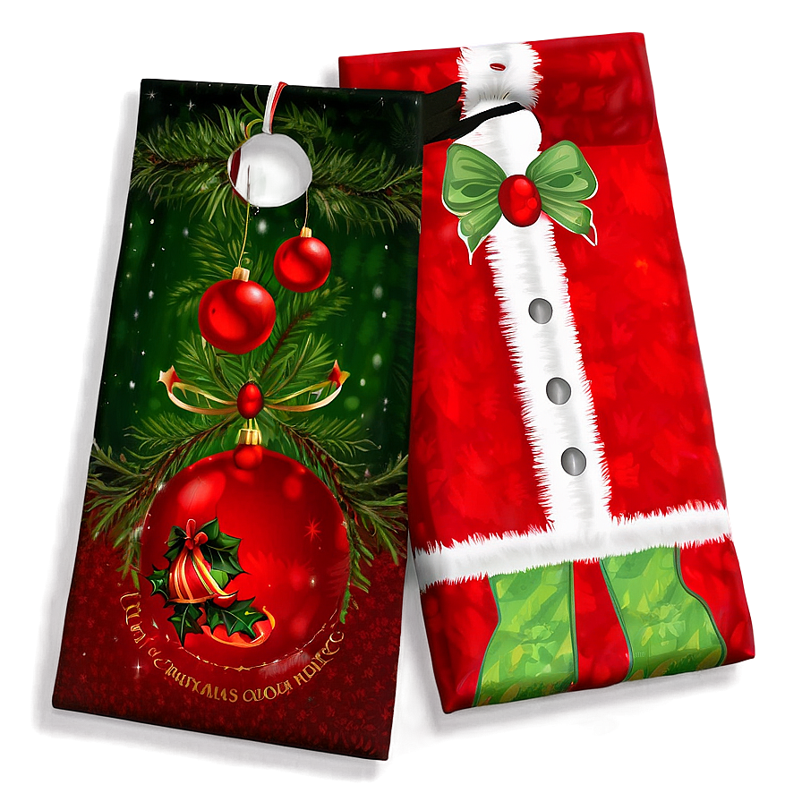 Christmas Holiday Cornhole Bag Png 06292024