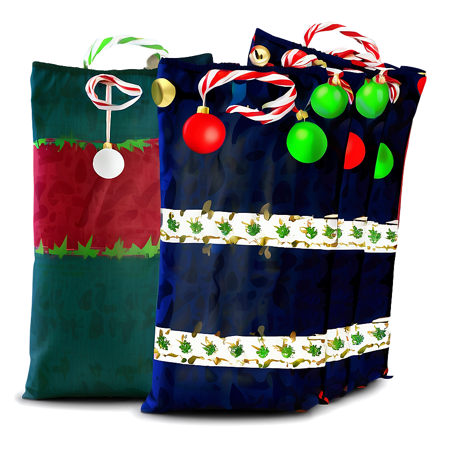 Christmas Holiday Cornhole Bag Png 7