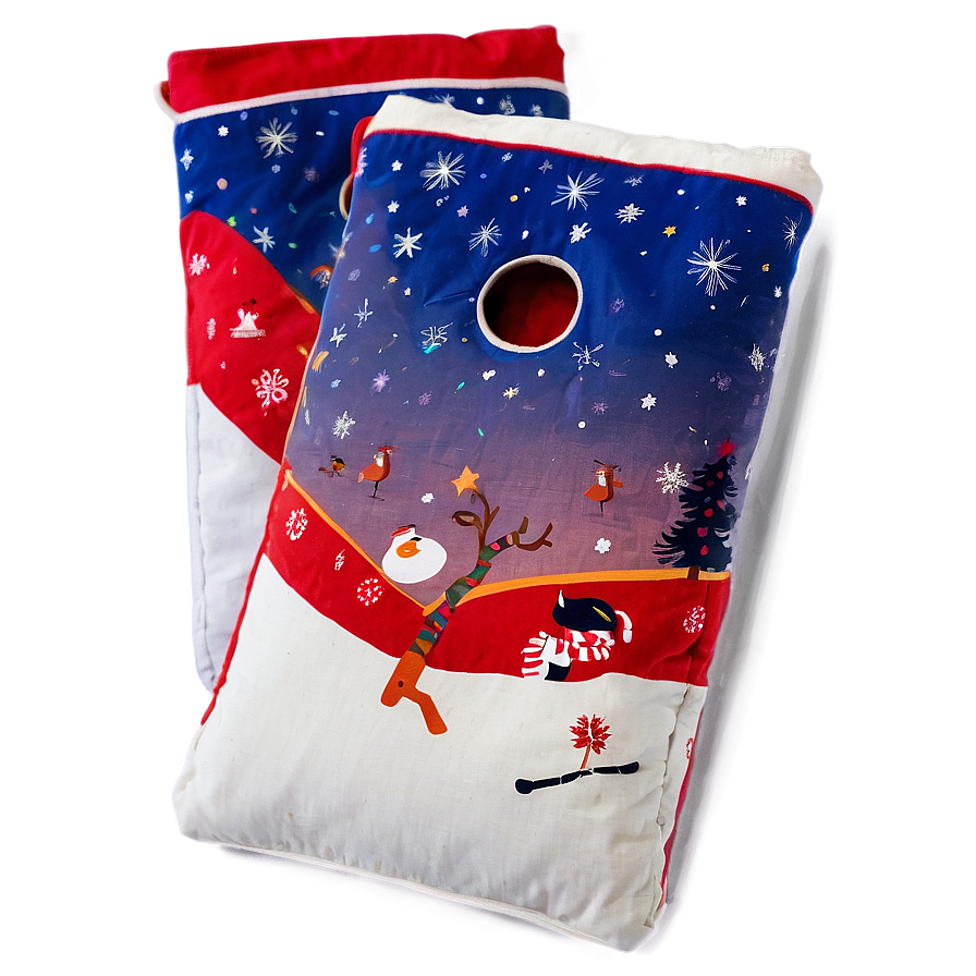 Christmas Holiday Cornhole Bag Png Guw9