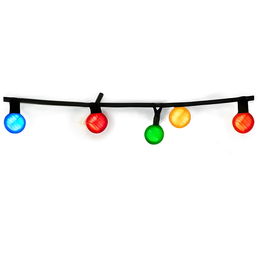 Christmas Lights String Png Dos