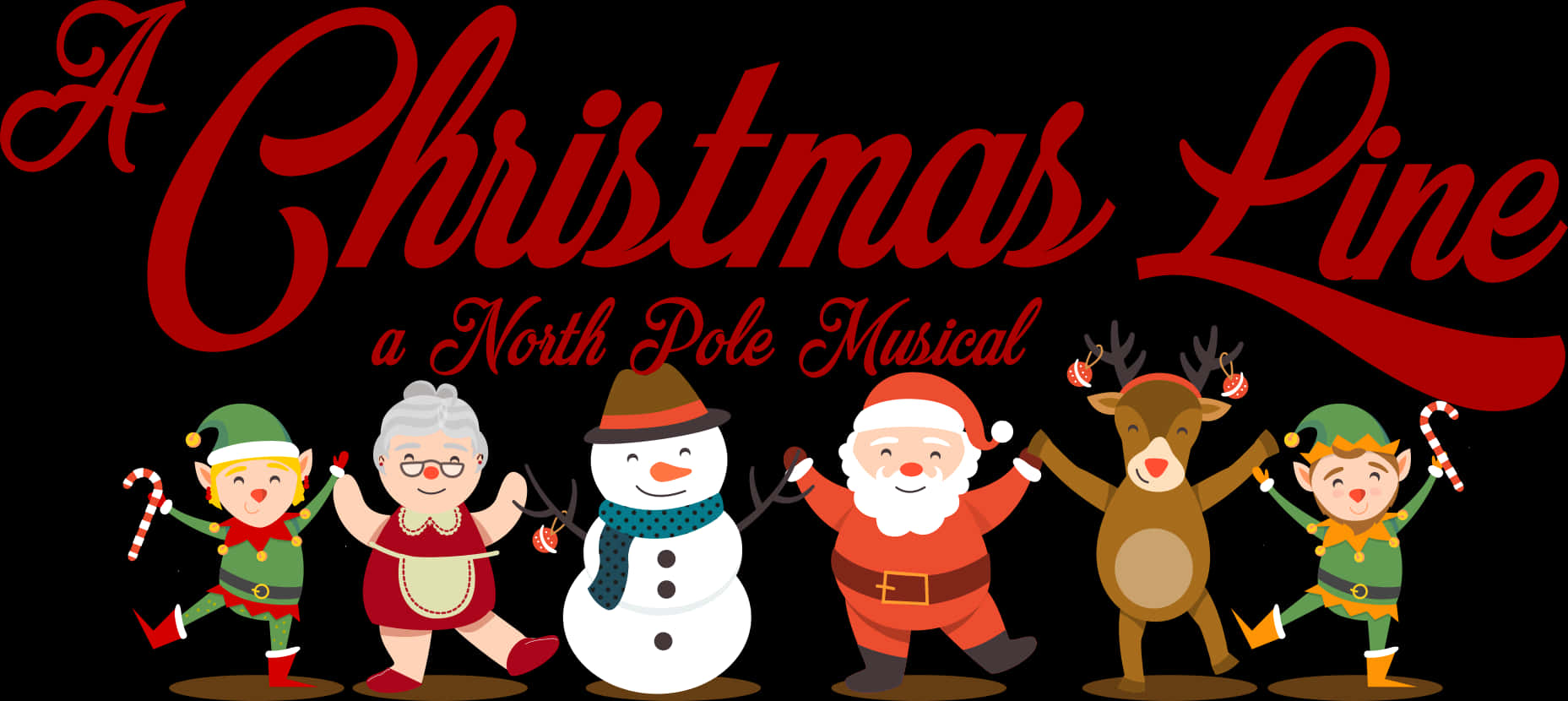 Christmas Line North Pole Musical