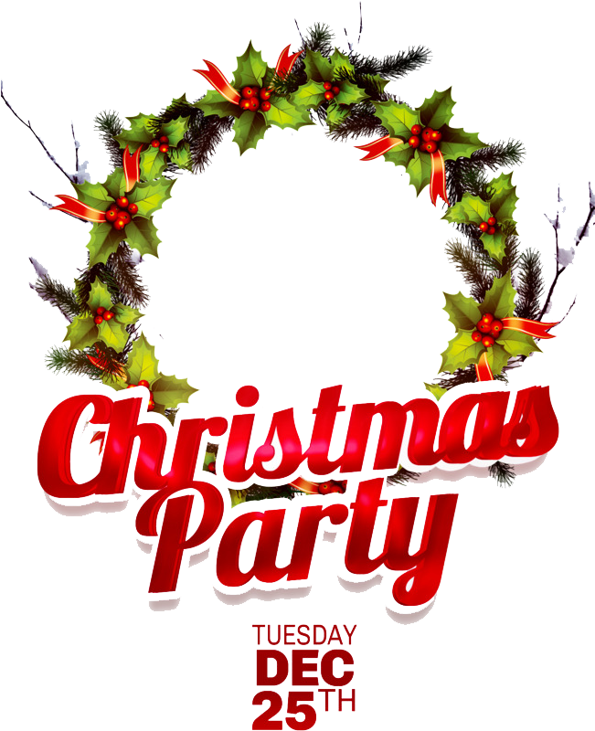 Christmas Party Invitation Graphic