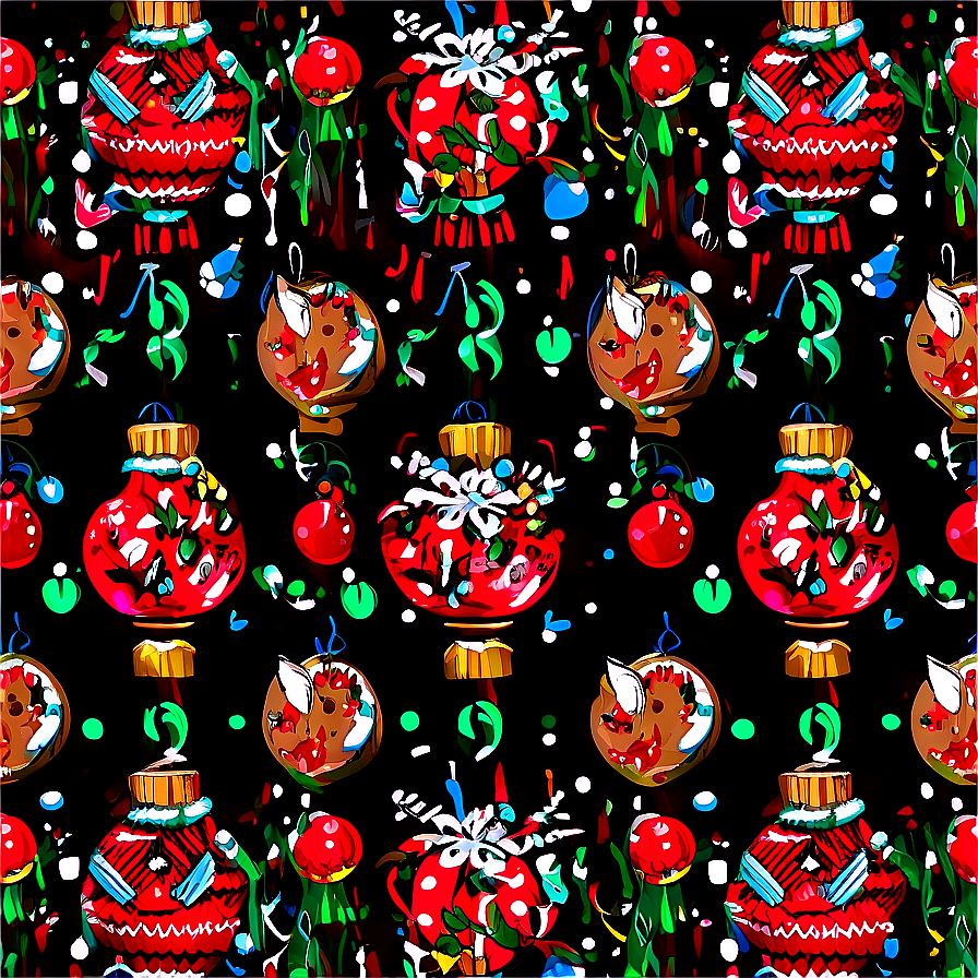 Christmas Pattern Design Png 70