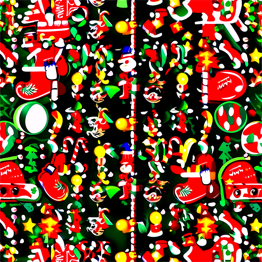 Christmas Pattern Design Png Sls39