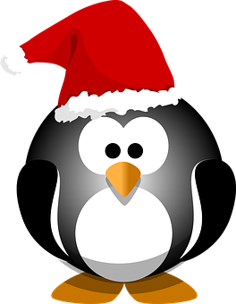 Christmas Penguin Cartoon