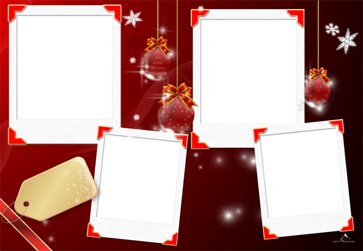 Christmas Photo Frames Background