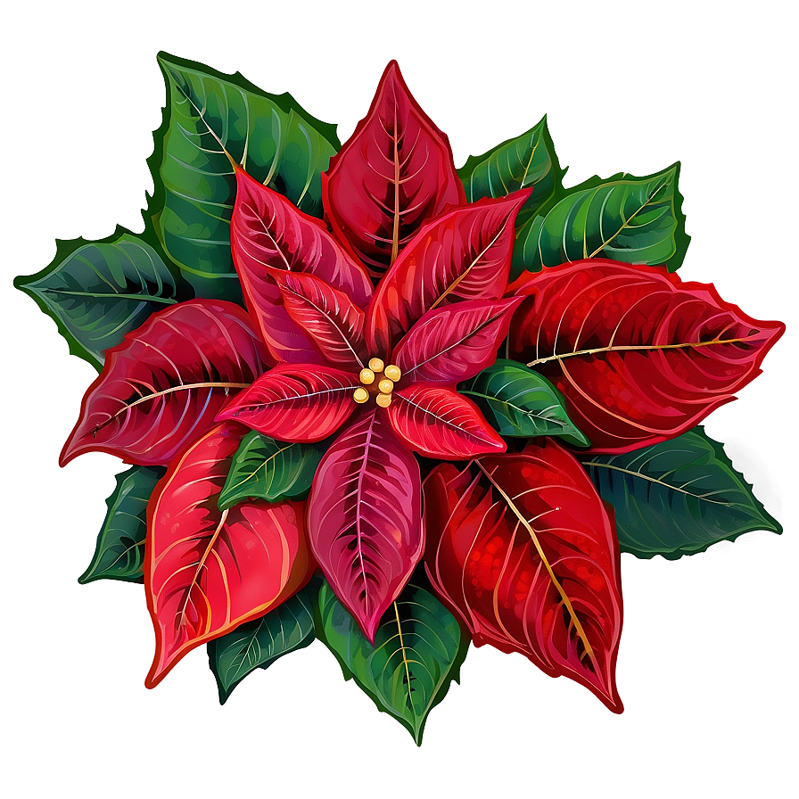 Christmas Poinsettia Flower Png 66