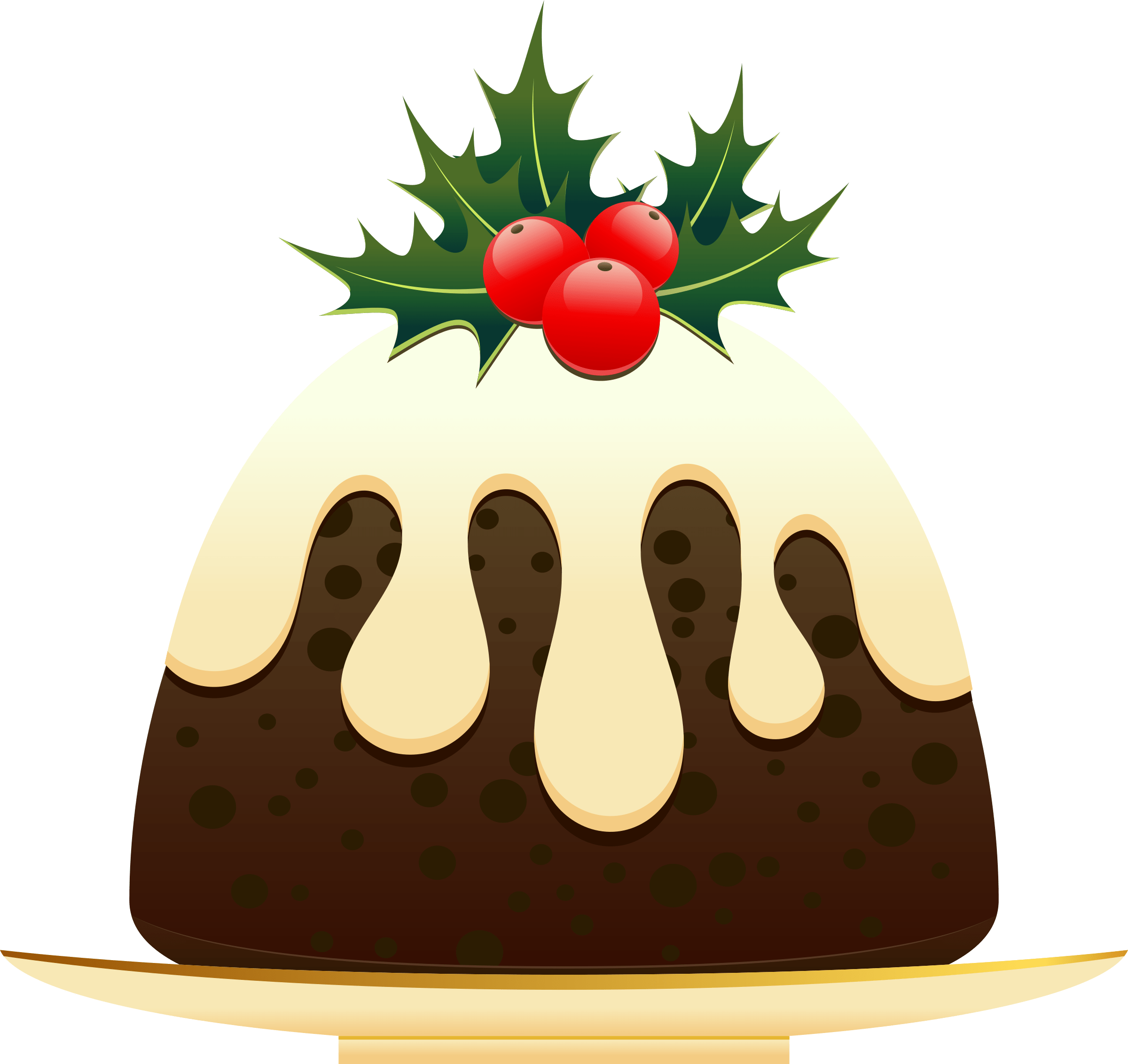 Christmas Pudding Illustration