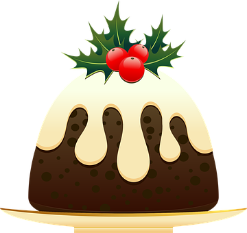 Christmas Pudding Illustration