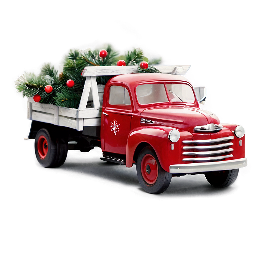 Christmas Red Truck Png Tyi