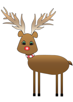 Christmas Reindeer Cartoon