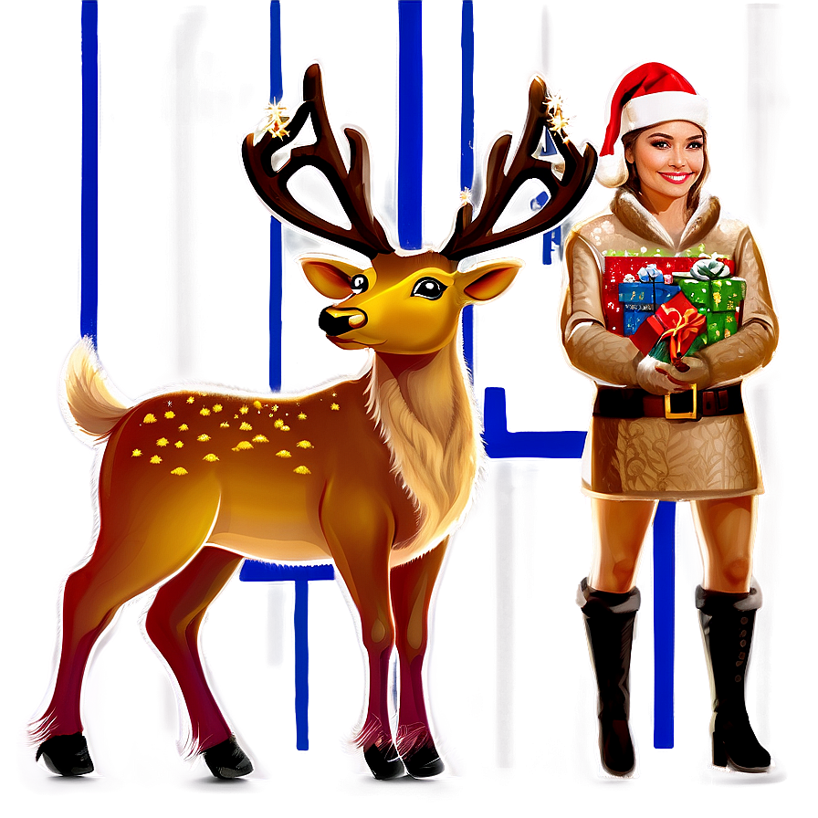 Christmas Reindeer Png Vix40