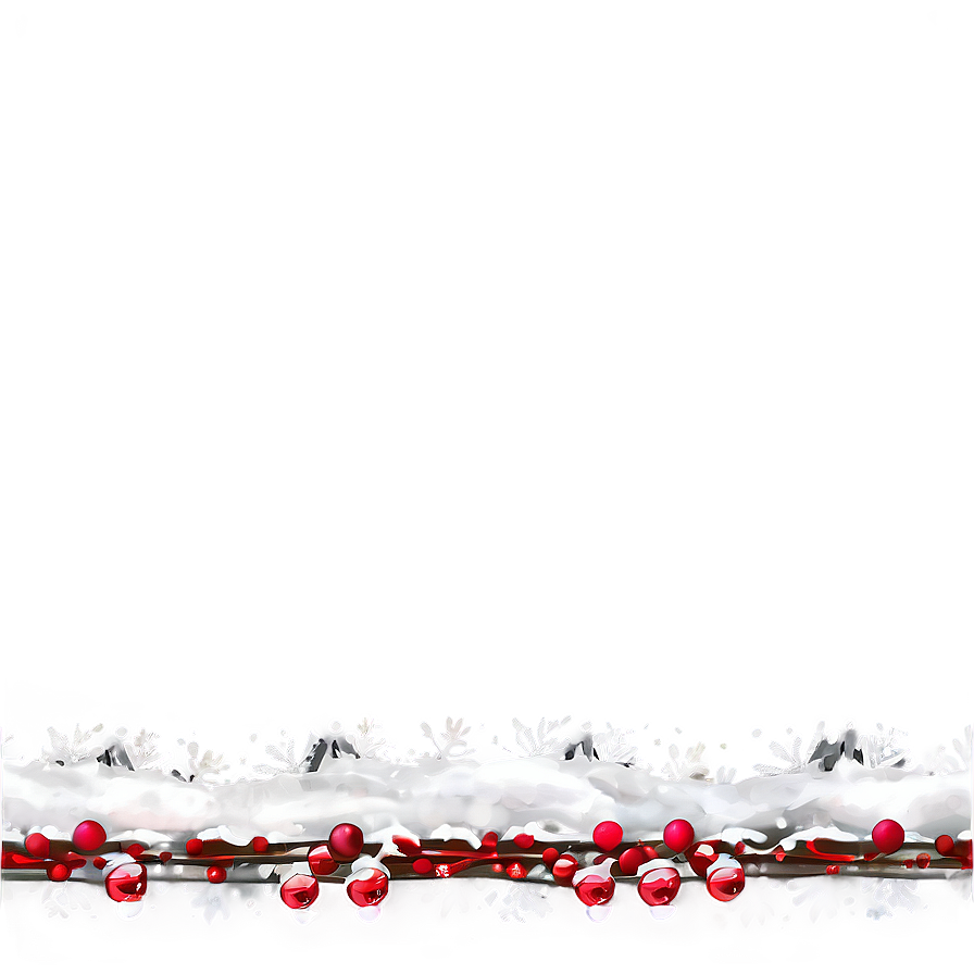 Christmas Snow Border Png 06282024