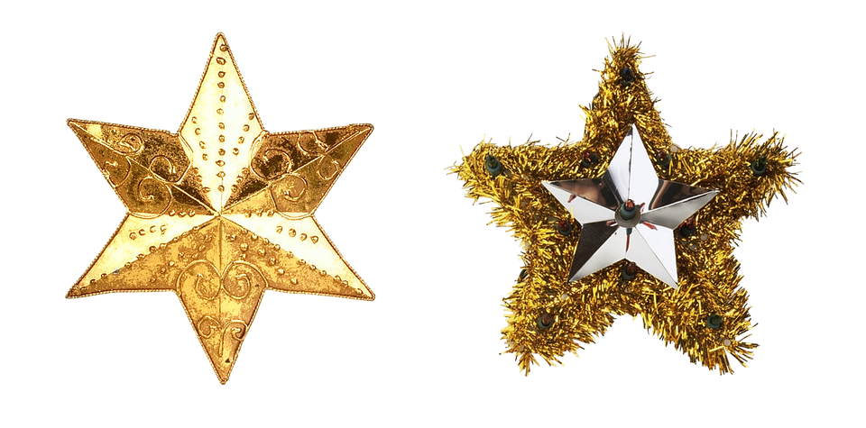 Christmas Star Ornaments Comparison