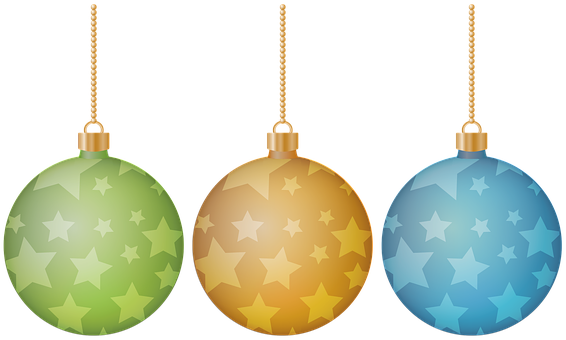 Christmas_ Star_ Patterned_ Baubles