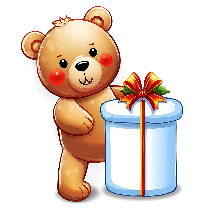 Christmas Teddy Bear Clipart Png 56