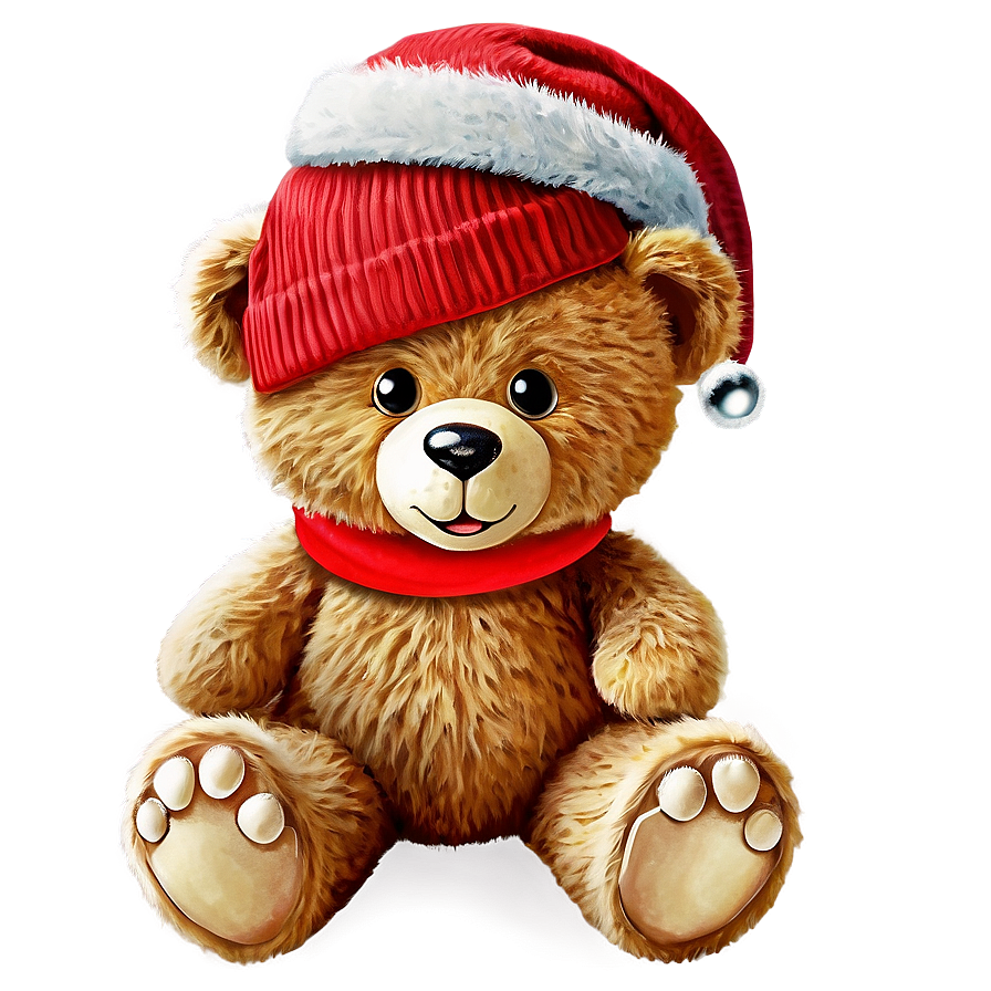 Christmas Teddy Bear Png 05212024