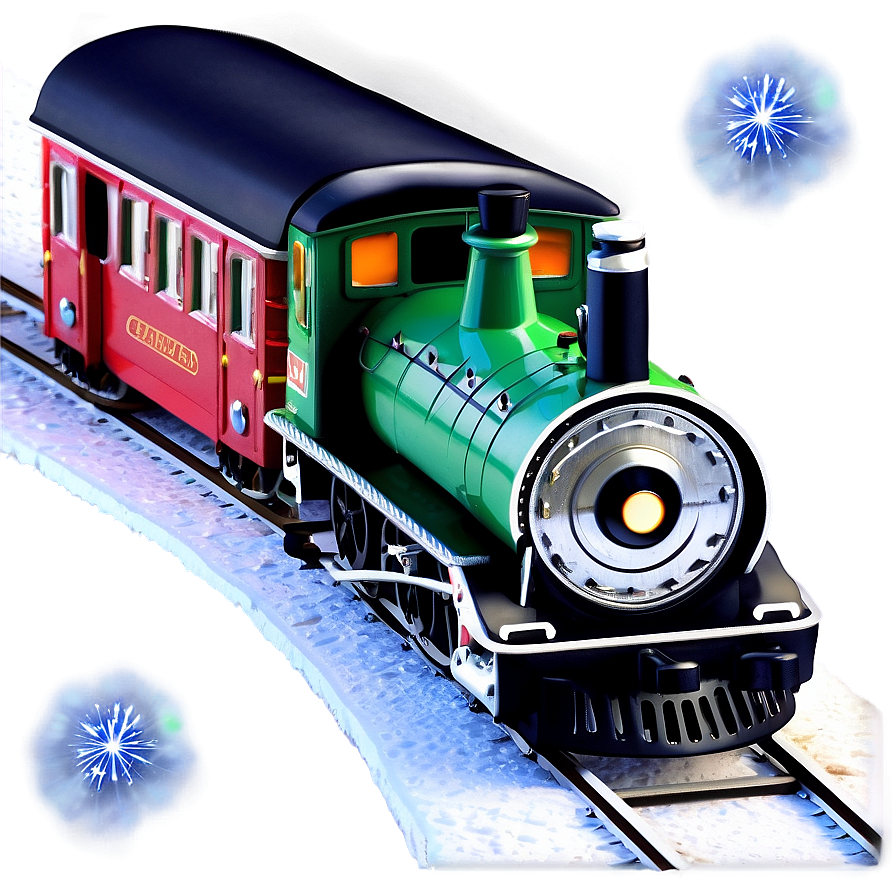 Christmas Train Set Png 36