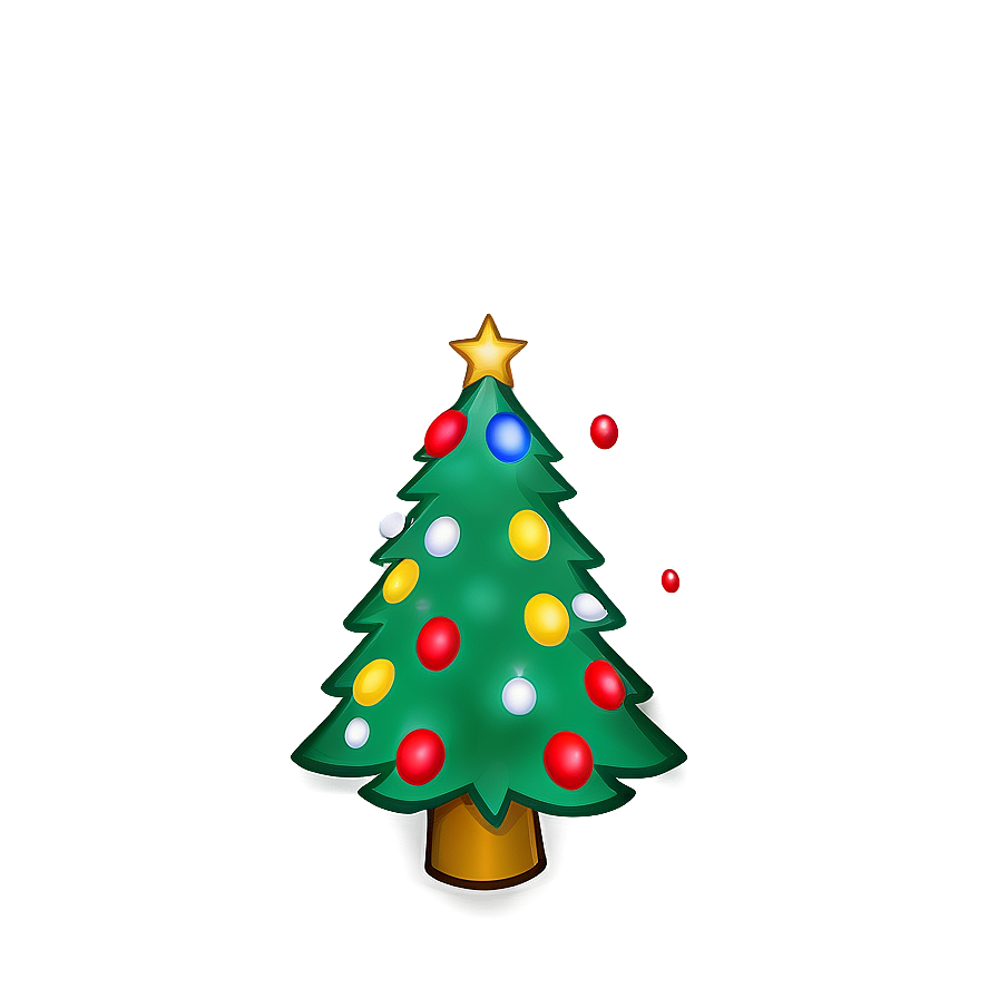 Christmas Tree Emoji Png Mhy