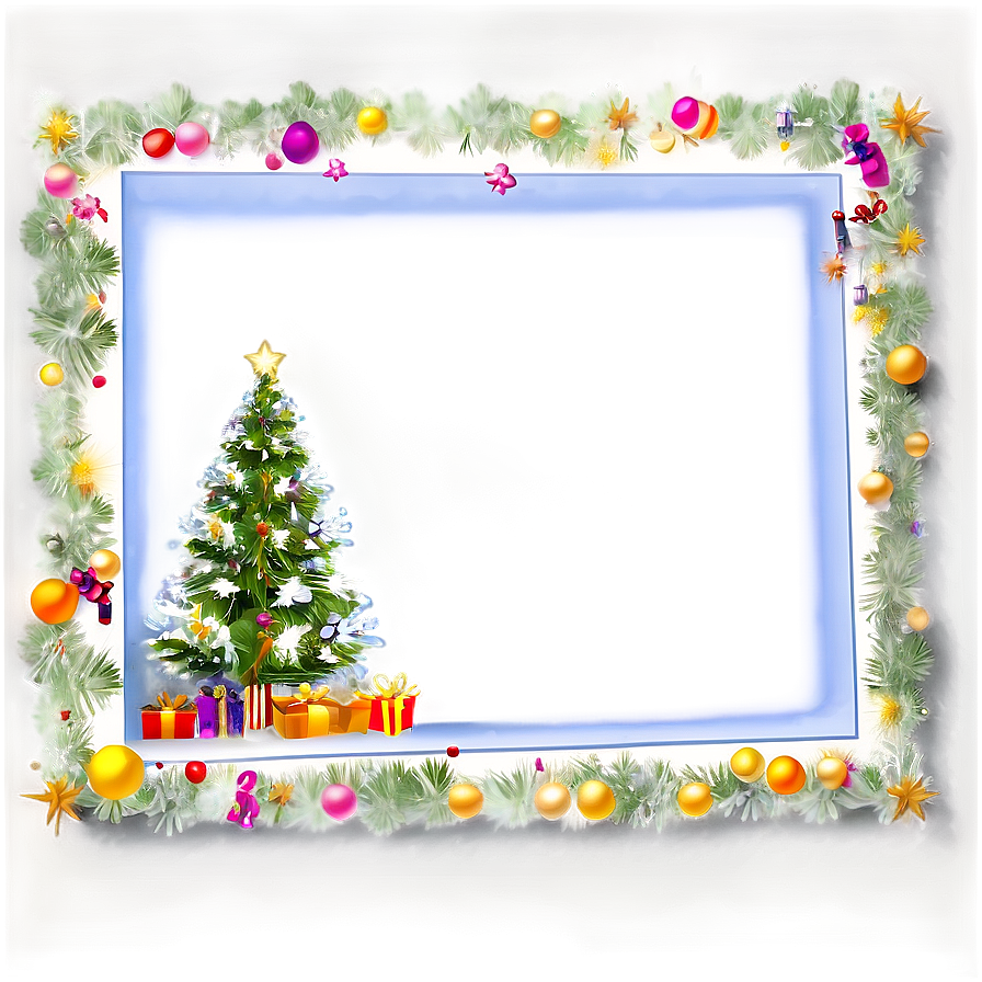 Christmas Tree Frame Png 04292024