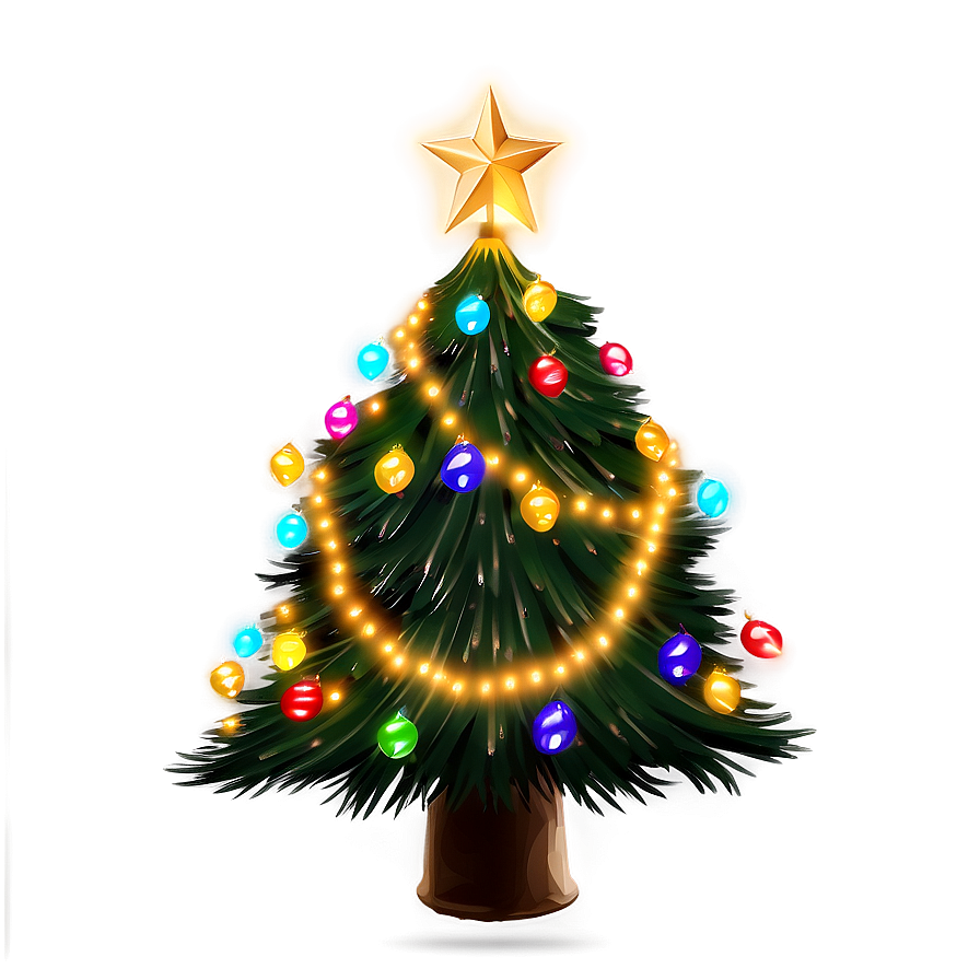 Christmas Tree Lights Png 05032024